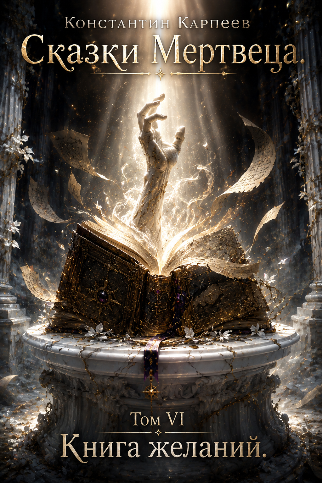Обложка шестого тома «Книга желаний»